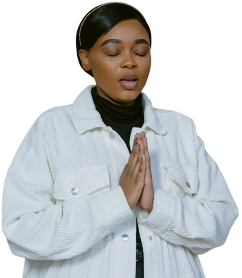 woman praying